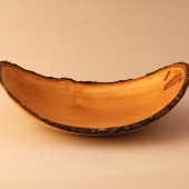 Natural edge bradford pear bowl