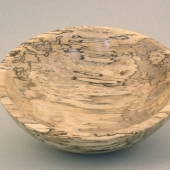 Spalted maple bowl